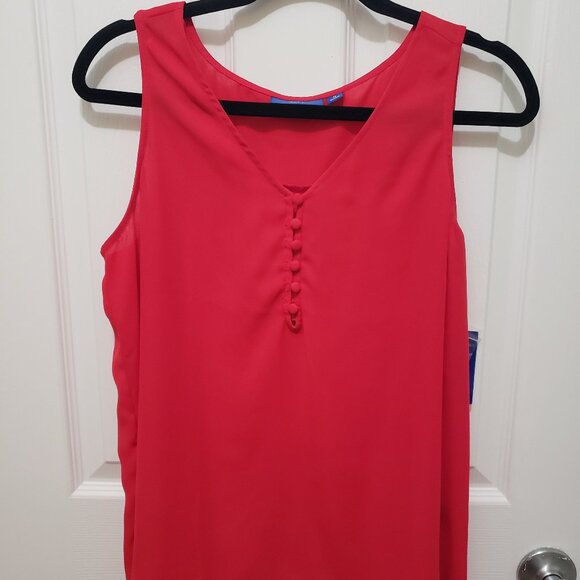 Apt. 9 Tops - Apt 9 Sleeveless Red Shirt